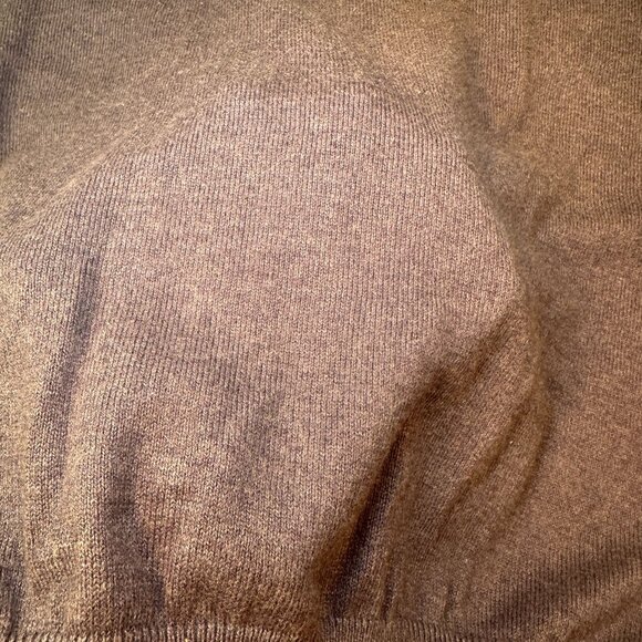 LL Bean Cotton V Neck Sweater Men Cashmere Pullover Shirt Long Sleeve Large - Picture 4 of 14